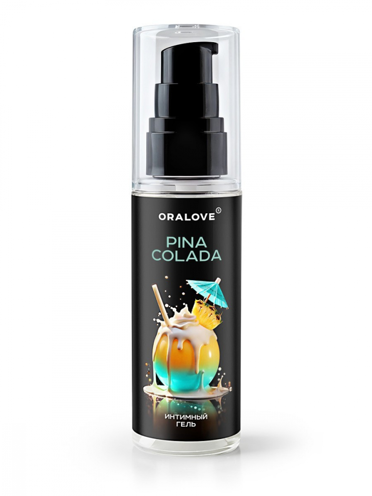 Гель "Oralove Pina Colada" с ароматом и вкусом Пина Колада, 60ml 