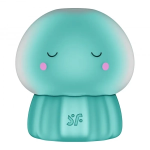 Стимулятор клитора "Satisfyer Jelly-Cious" вакуум + вибрация, зеленая медуза