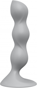 Фаллоимитатор с эффектом "естественной" вибрации "Satisfyer Triple Ball-R", серый